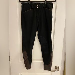 Dover Saddlery Ladies’ Wellesley Knee-Patch Breeches in black